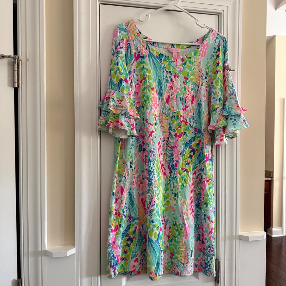 LN Lilly Pulitzer Lula dress in Catch the Wave Size L